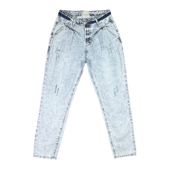 One Teaspoon x REVOLVE Streetwalkers High Waist 80s Jeans - Rivet - Size 29 - Picture 2 of 9